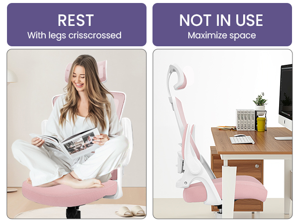 Flip them up or down depending on the situation 