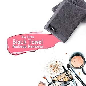 black makeup remover cloths