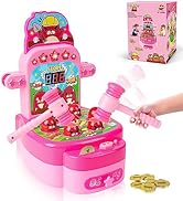 VATOS Hammer Game, Mini Electronic Arcade Game with 2 Hammers, Pounding Toys Toddler Toys for 3 4...