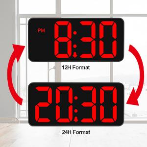 big number alarm clock