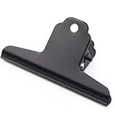 Coideal Large Bull Dog Clips - 10 PCS 4 Inch Black Binder Clips, Metal Clip forHome Office School...