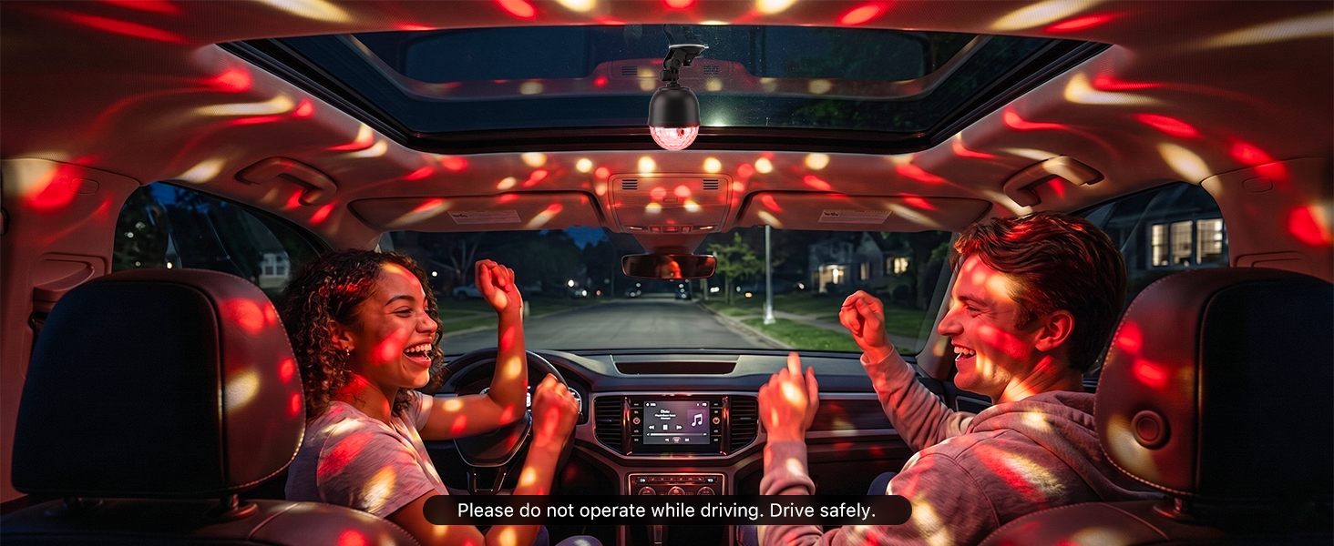 disco light for car