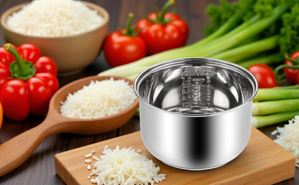 rice cooker stainless steel inner pot