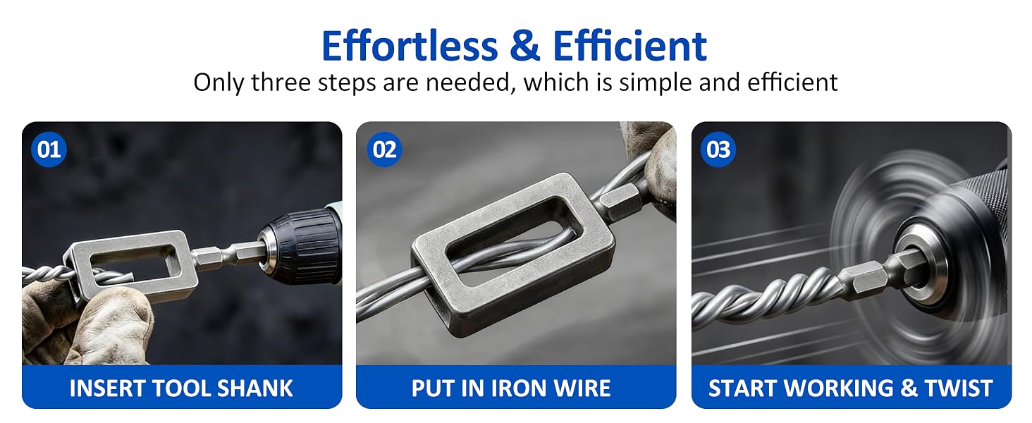 wire twister for drill
