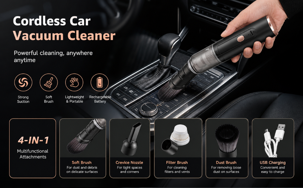 Handheld Car Vacuum Cleaner