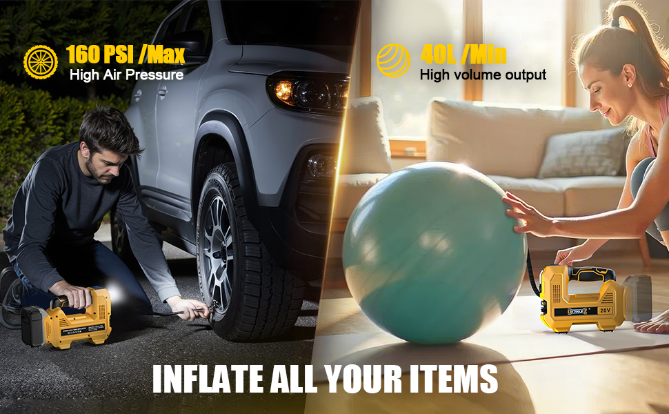 dewalt air compressor portable 20v