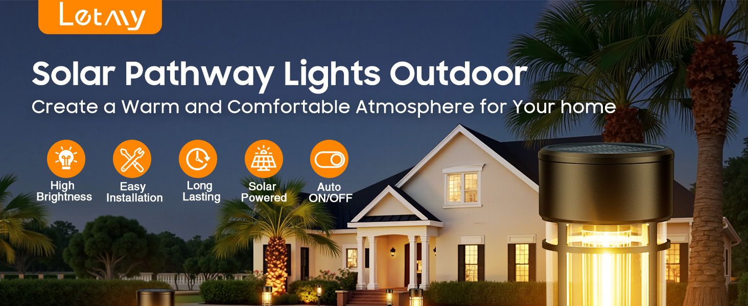 Solar Pathway Lights Outdoor