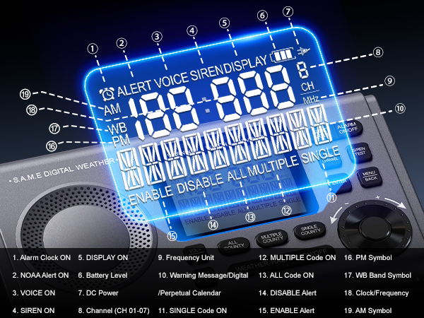 weather alert radio noaa s.a.m.e