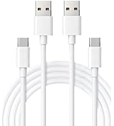 MAS CARNEY USB A to USB C Cable 2Pack 6FT &amp; 3FT, Fast Charging Cable, for iPhone 17/16/15, Samsun...