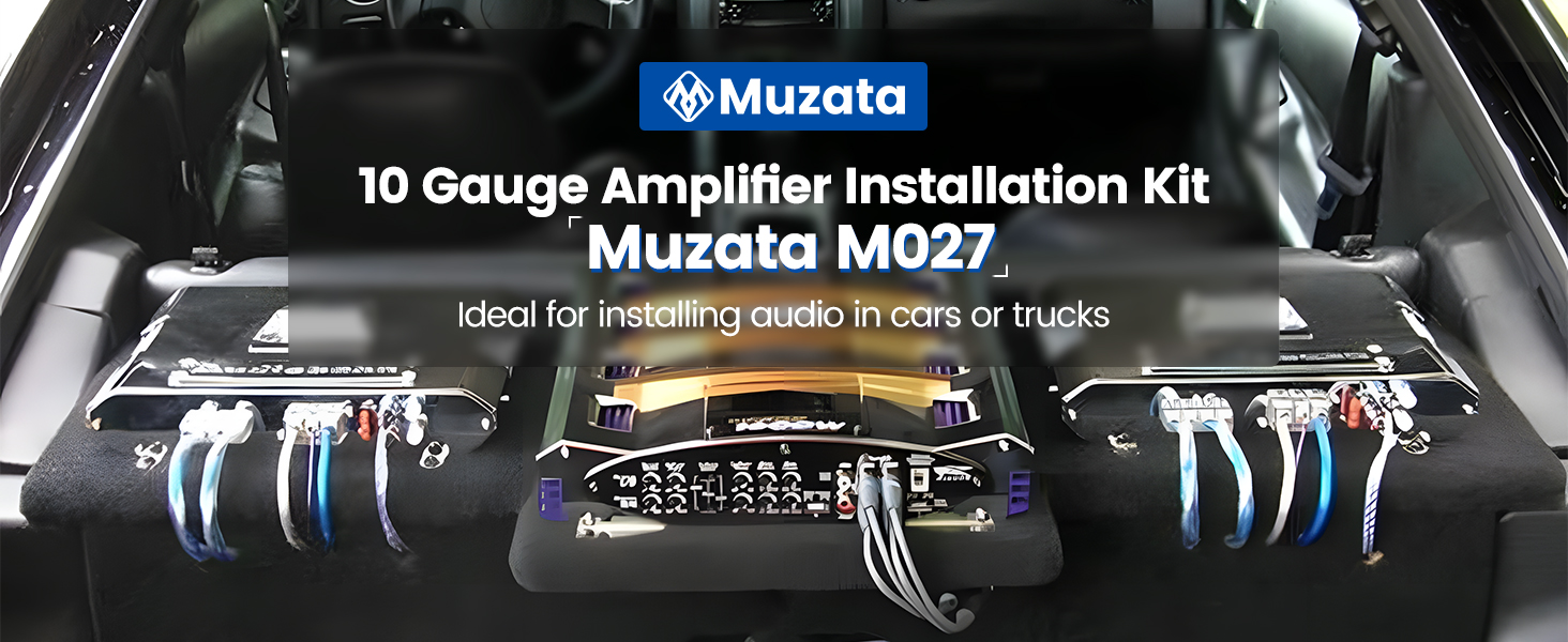 10 Gauge Amplifier Installation Kit with RCA Interconnect and Speaker Wire Car Audio Subwoofer Wire