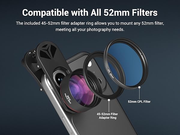 35X macro lens with 52mm cpl filter