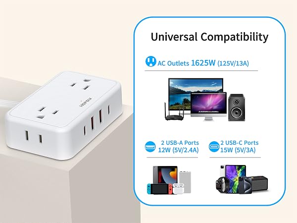 white extension cord