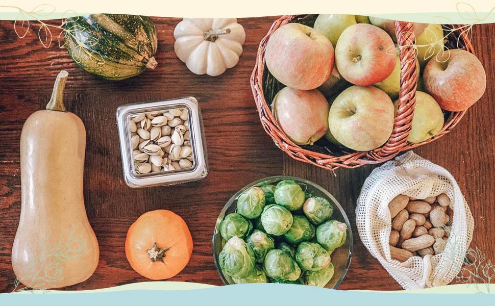 cotton mesh produce bags