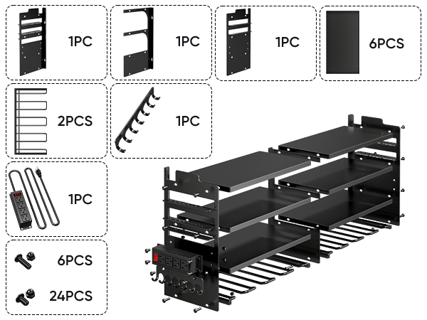 Power Tool Organizer Charging Station