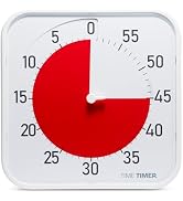 Time Timer Original 12" Visual Countdown Timer – Large 60-Minute Classroom Visual Timer for Moder...