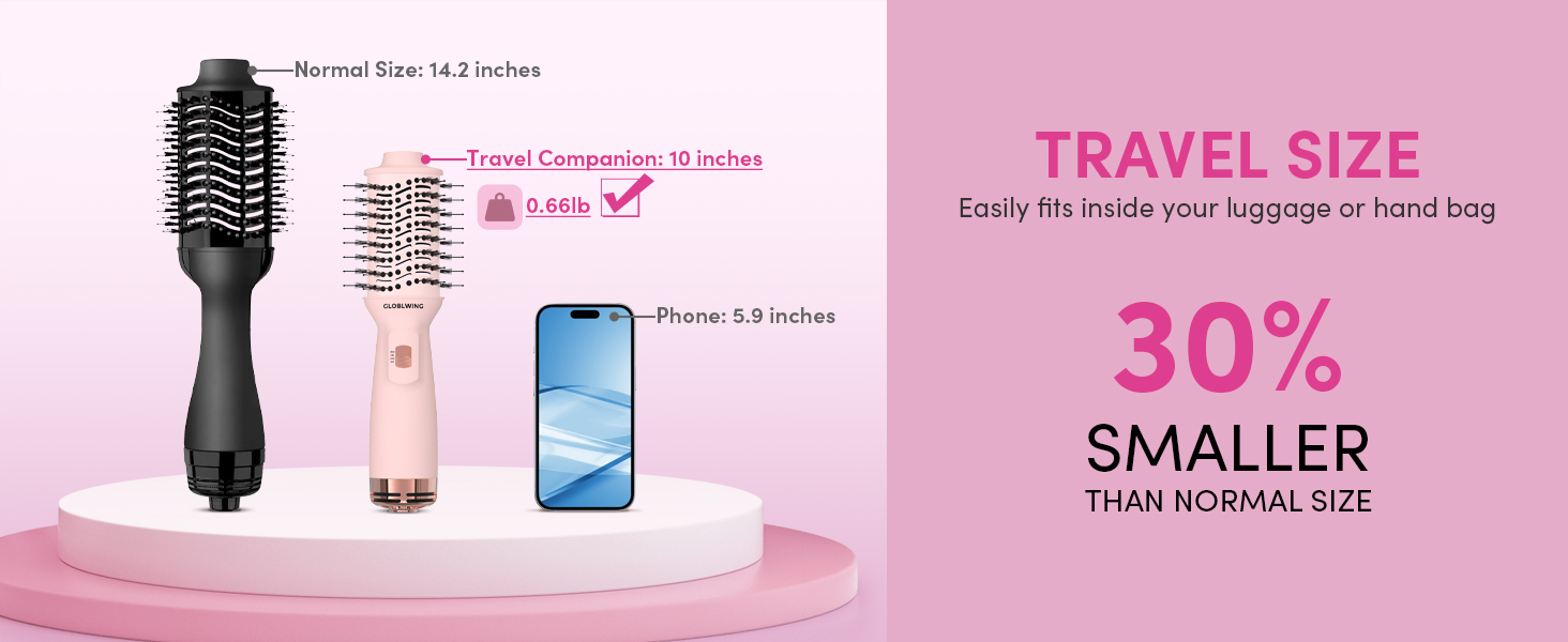 travel blow dryer brush