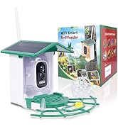 Bird Feeder with Camera,AI Identify Birds Species,Solar Powered,Auto Record Videos in Backyard,In...