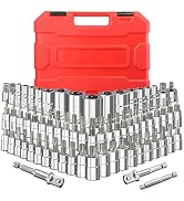 BLACKROBOT 67-Piece Master Torx Bit Socket and E-Torx Socket Set, 1/4” 3/8” 1/2” Drive(E4-E24, T6...