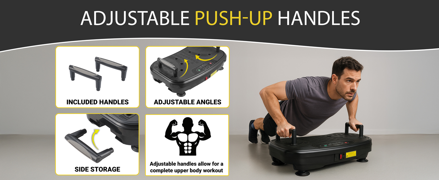 Vibration Plate Exercise Machine for Home Gym