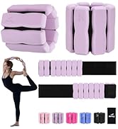 Wrist Ankle Weights for Women Men, Leg Arm Wrist Weights Bangles 1lb*2 1.5lb*2 2lb*2Wearable Weig...