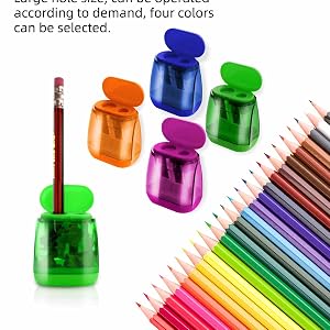 Display of small pencil sharpener for kids
