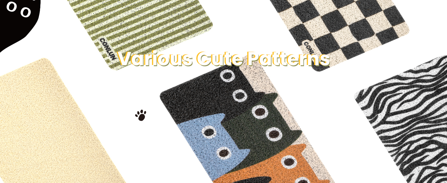 cat litter mat
