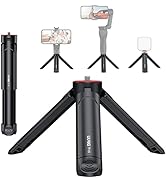 UURIG TP05 Extendable Mini Camera Tripod, Portable Selfie Stick Handle Grip Desktop Webcam Tripod...