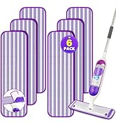 Reusable Mop Pads Refills for Swiffer PowerMop - Microfiber Wet Pads Refill Spray Mop Reusable Pa...
