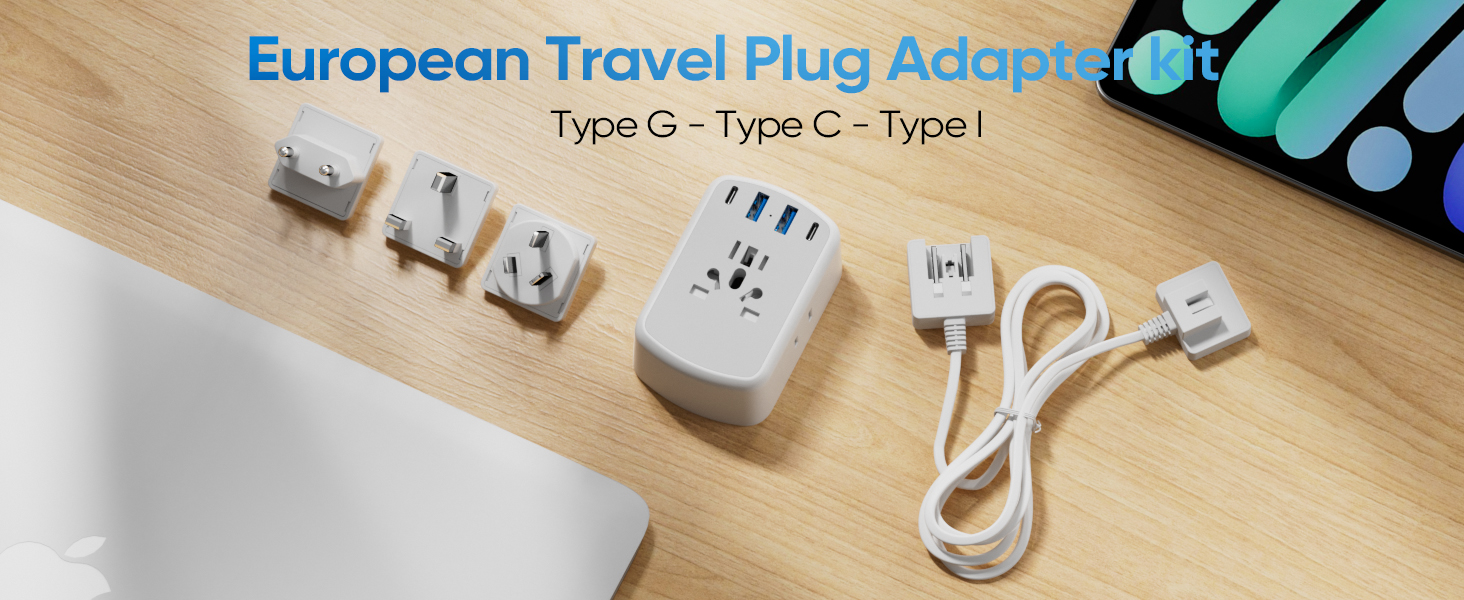 European travel plug adapter