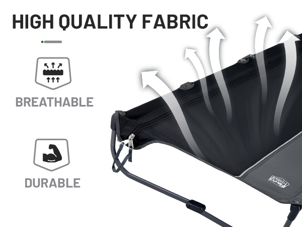 BREATHABLE AND DURABLE FOLDING COT