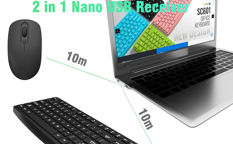 2 in 1 Nano USB Receiver