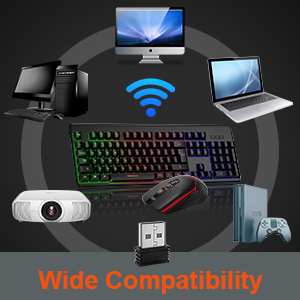 gaming keyboard and mouse wireless