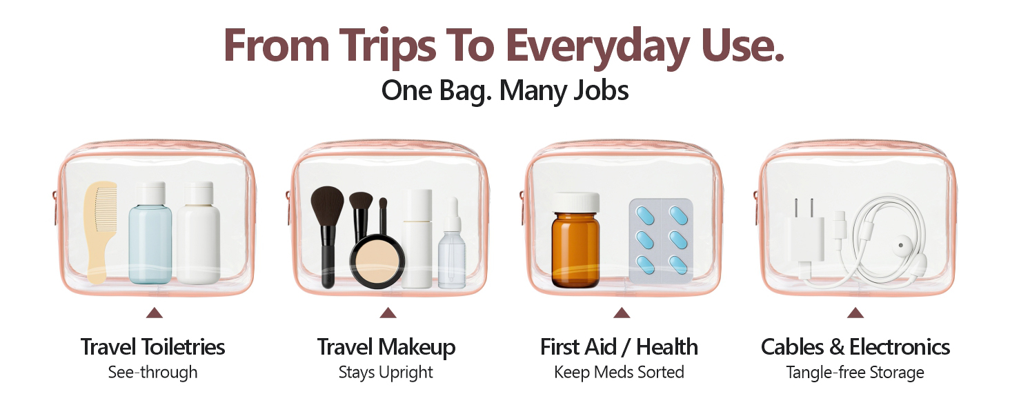 clear makeup bag