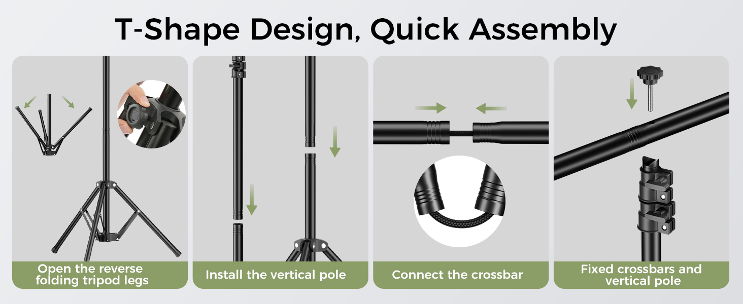 green screen backdrop with stand