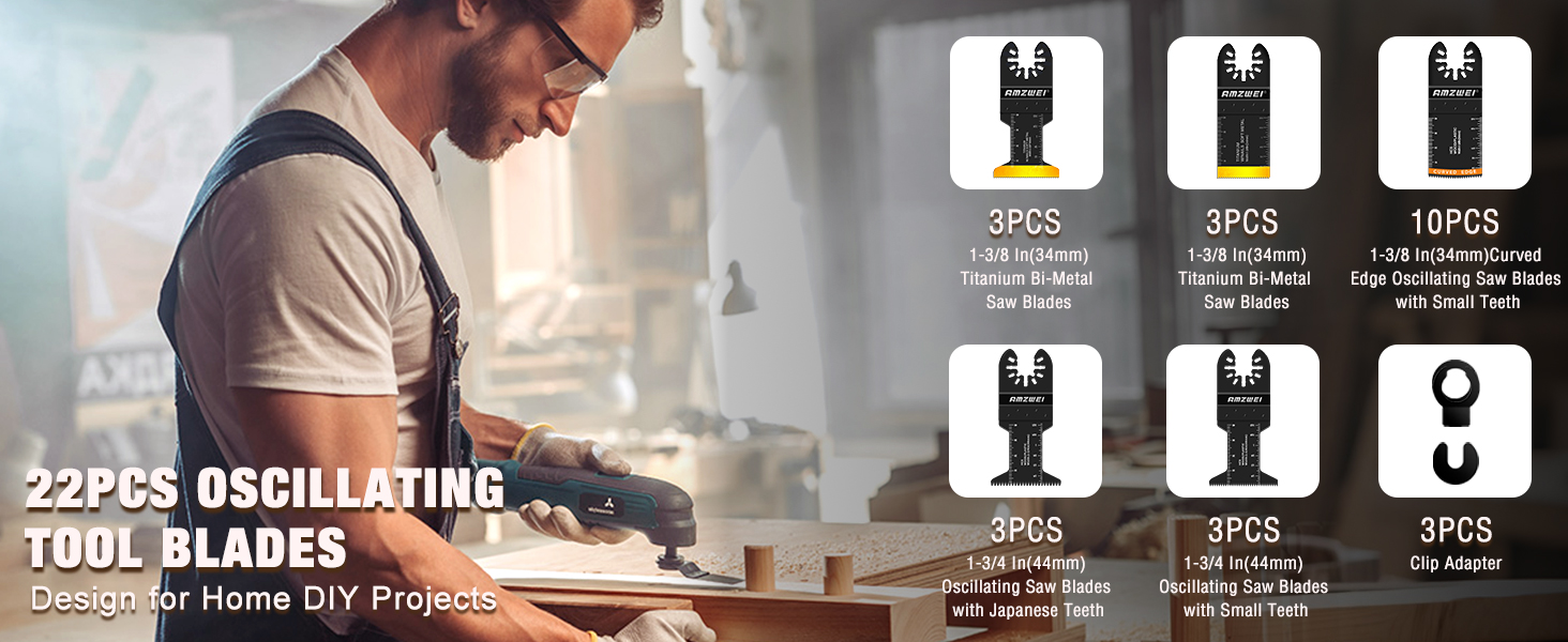 titanium and Japanese teeth blades