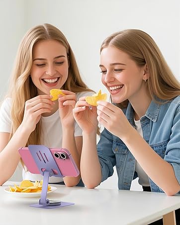 Purple Cell Phone Flod Stand