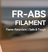 SUNLU FR-ABS 3D Filament 1.75mm 1KG, UL94 V0 Fireproof ABS Filament, Tough &amp; Durable, Reusable Sp...