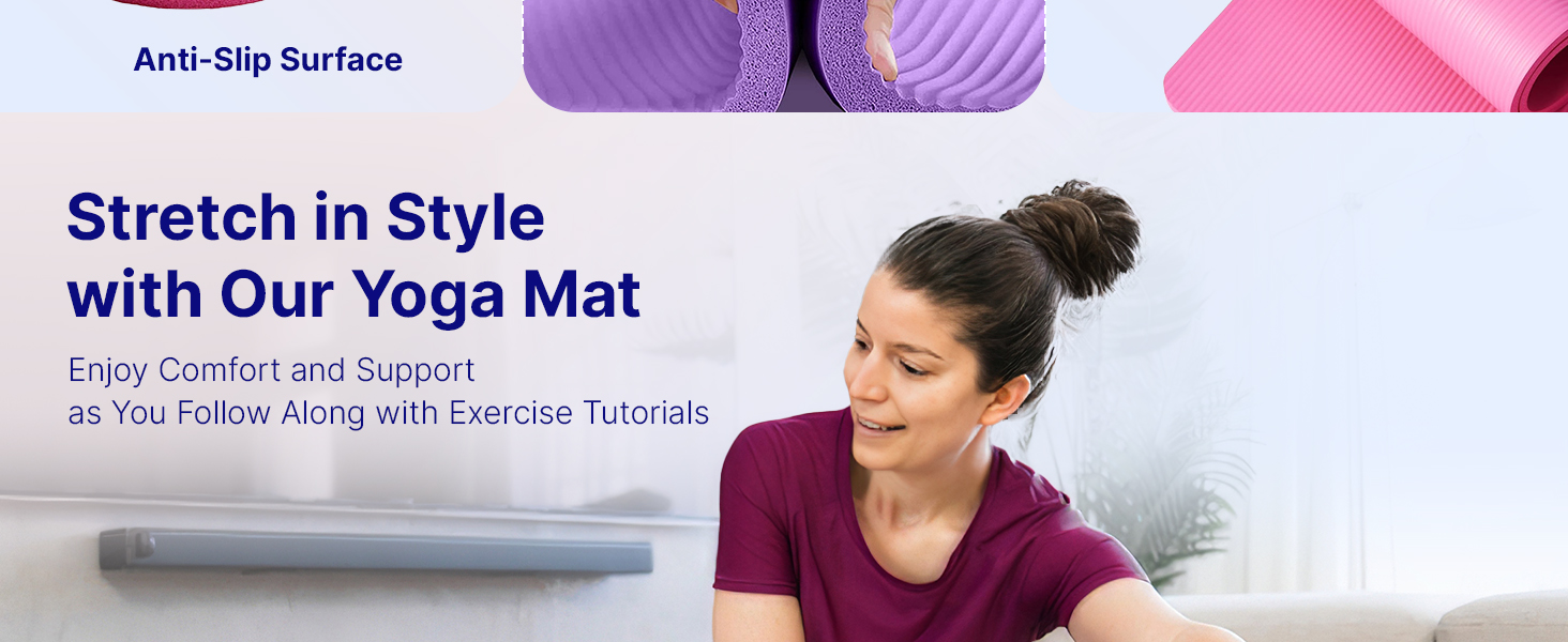 ROMIX Yoga Mat 10 MM