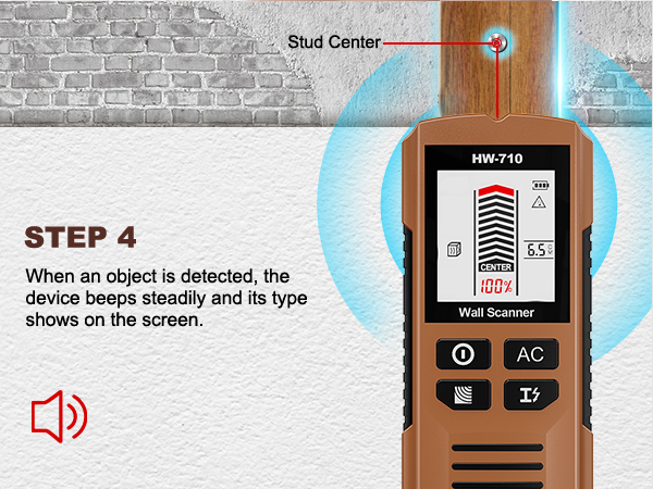 stud finder with electric wire finder