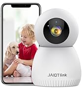 JAIOTlink 2K Indoor Camera for Home Security &amp; Baby Monitor, WiFi Pet Camera with App, 2.4G/5G, 3...