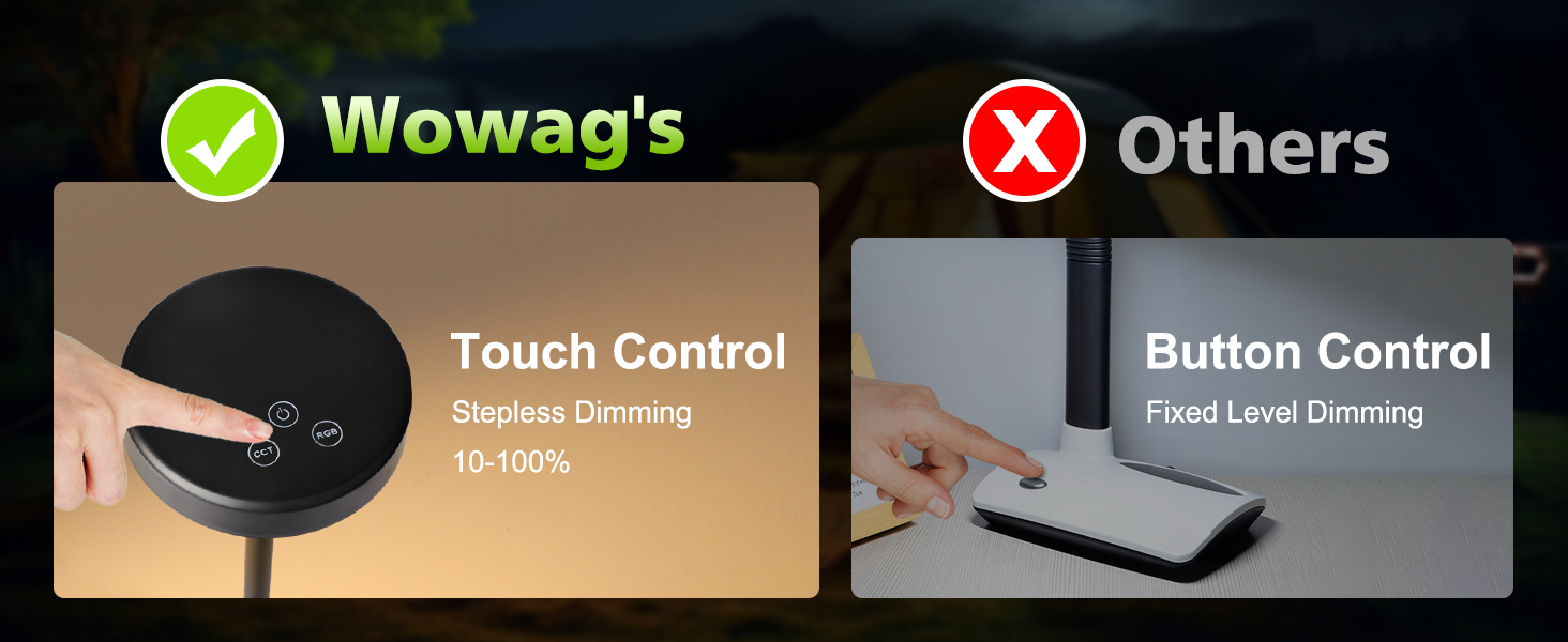 touch control table lamp