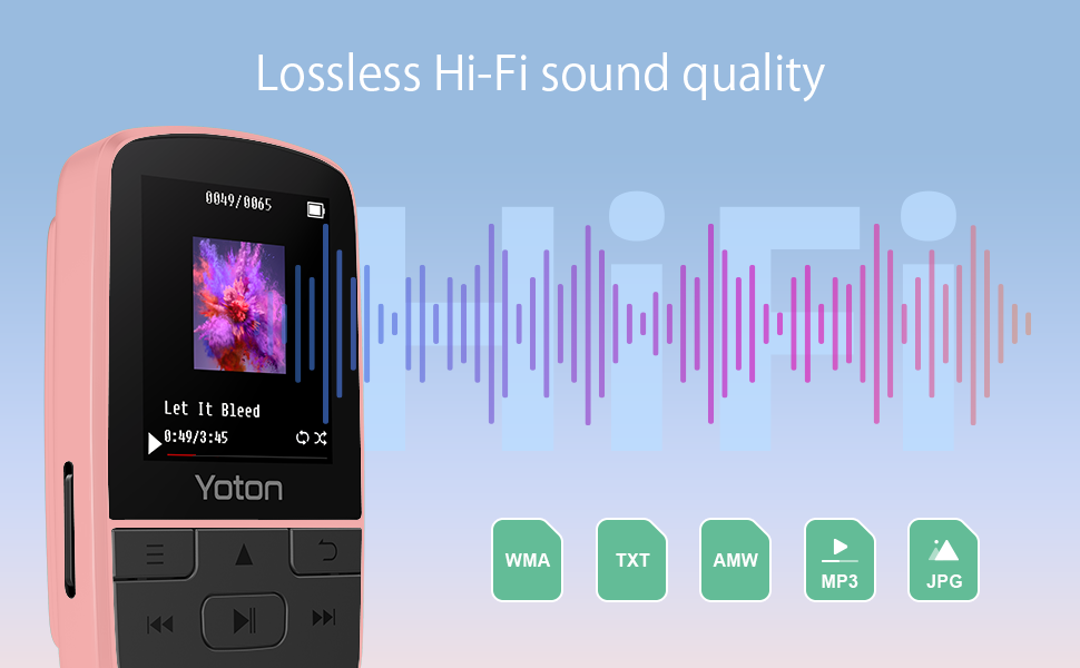 mp3 player - supports wide range file formats