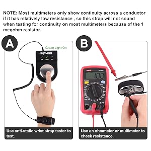 Wristband testing