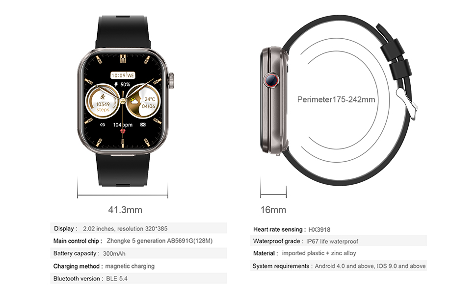 Smart Watch with Earbuds