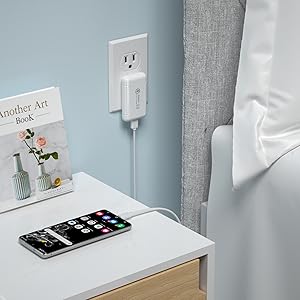 slim wall plug