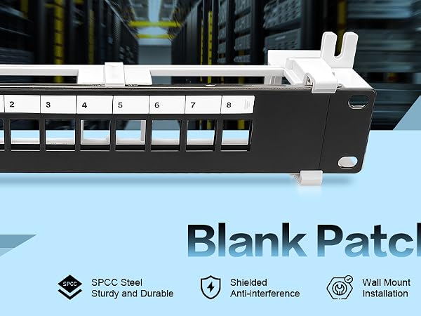 8 port patch panel