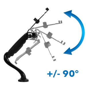 Mount-It! Laptop Desk Arm tilt