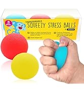 Squishy Stress Balls from The Original Monkey Noodle - 3 Pack - Sensory Toys for Kids with Unique...