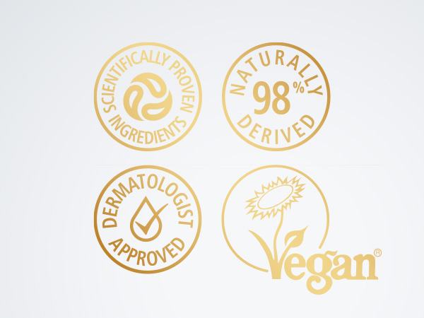 Scientifically Proven Ingredients, Naturally 98% Derived, Dermatologist approved,Vegan