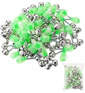 weyleity Fishing Bells 40Pack | Fish Bite Bait Alarm Bell for Rods, Fishing Rod Bells Fishing Ala...